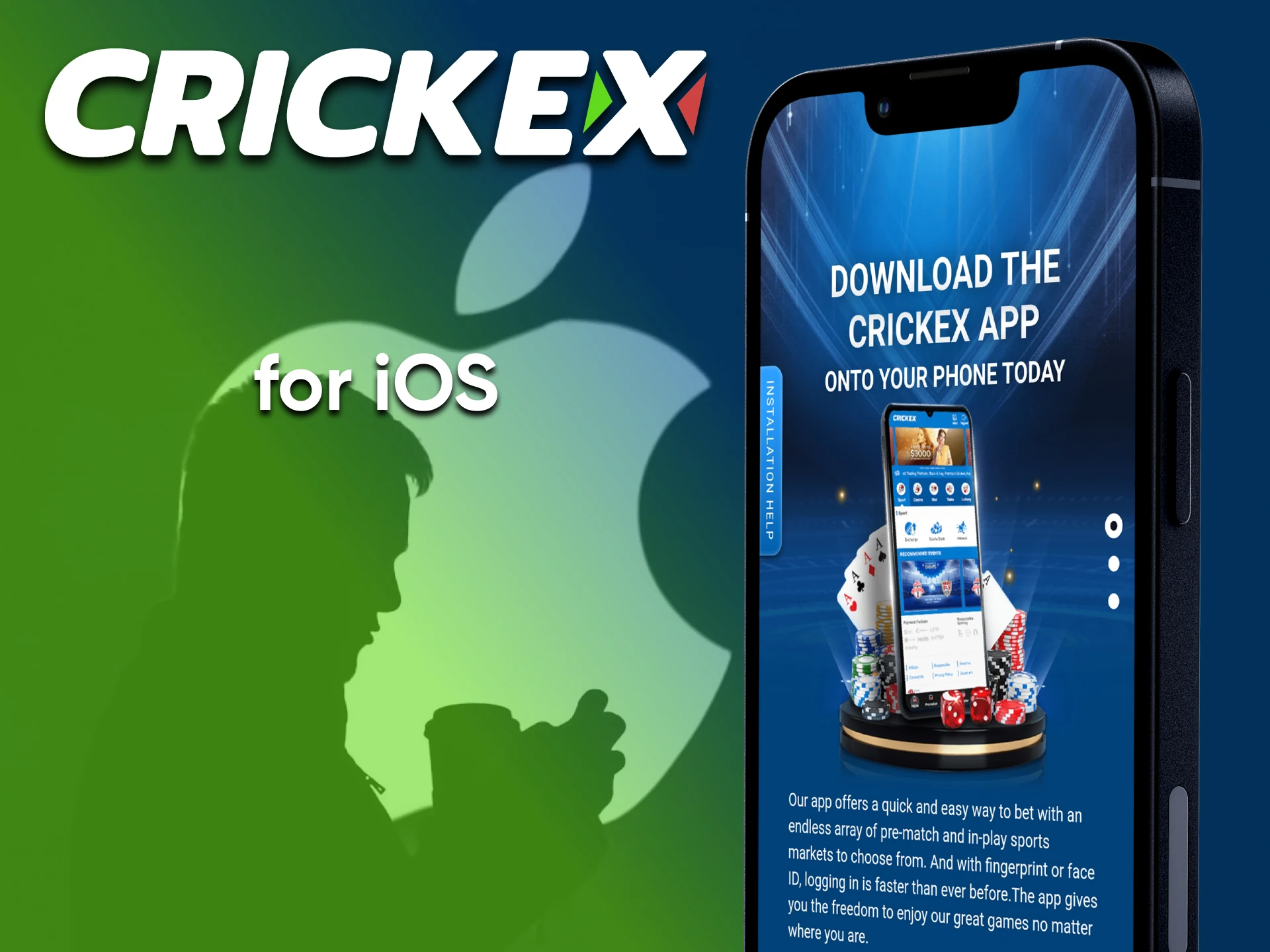 Use Crickex on the iOS platform.