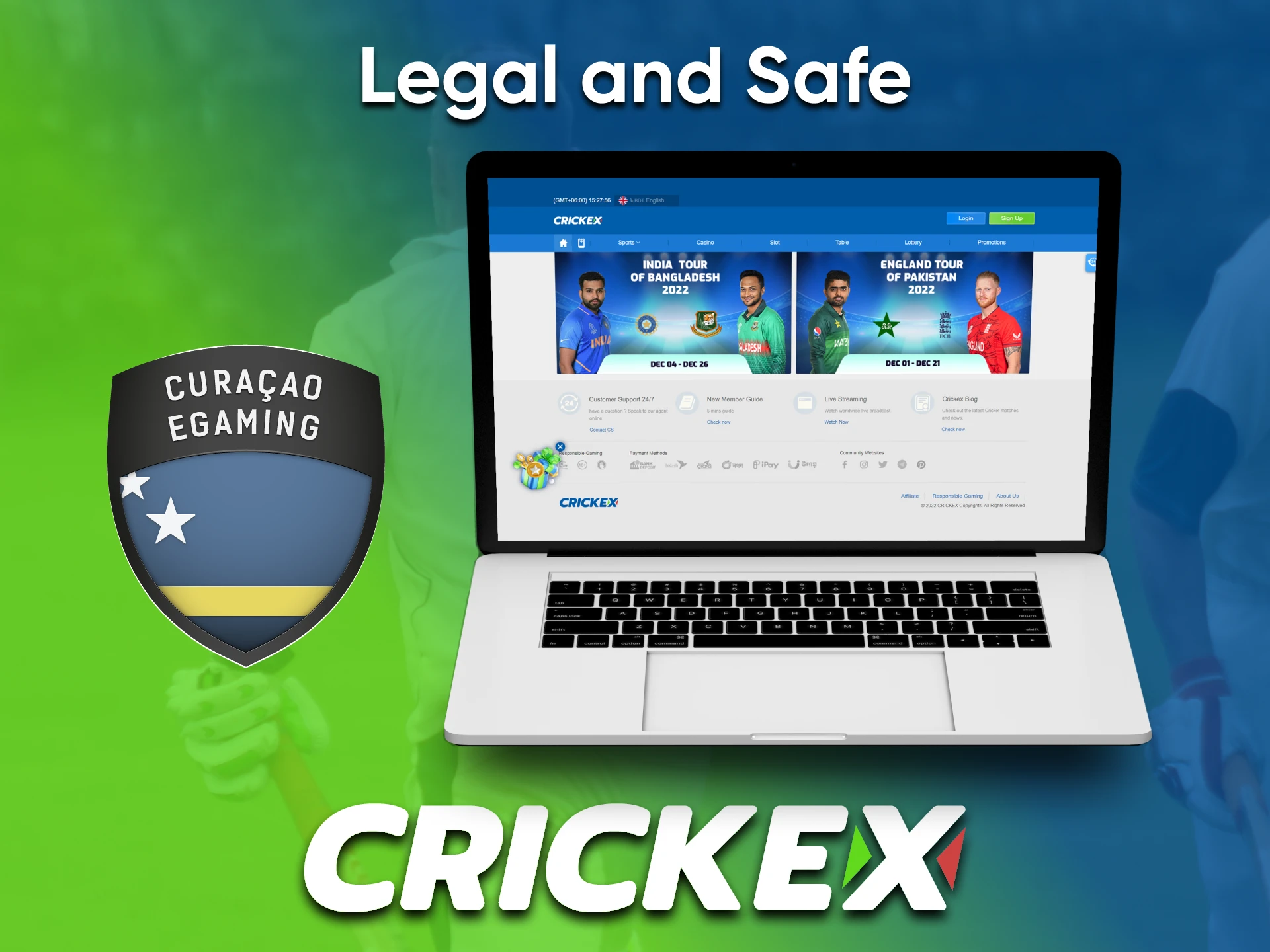 Using the Crickex service is absolutely safe for users.