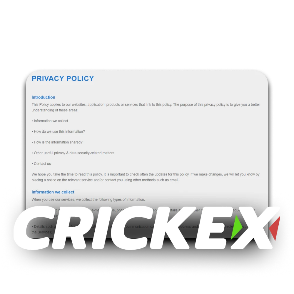 Learn the rules for using the Crickex service.